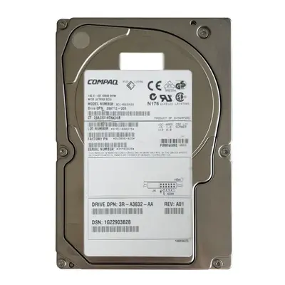286712-003 HP 146GB Ultra-320 SCSI 10000 3.5-inch Hard Drive