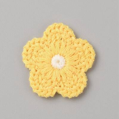 Two Tone Polyester Knitted Ornament Accessories