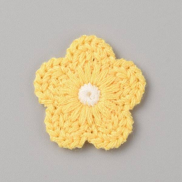 Two Tone Polyester Knitted Ornament Accessories