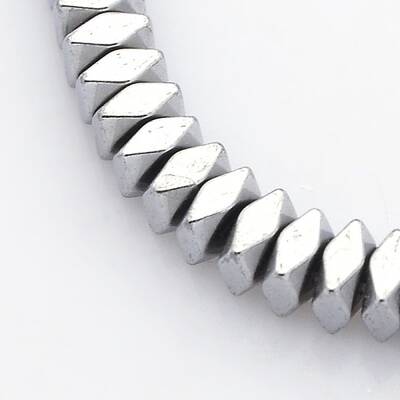 Electroplate Non-magnetic Synthetic Hematite Beads Strands