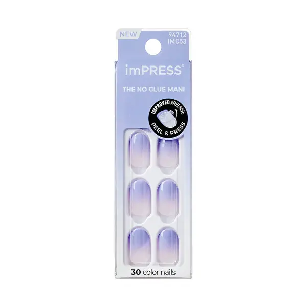 Kiss Unghie Autoadesive Impress Color Nails (Friendzone) 30 Pezzi
