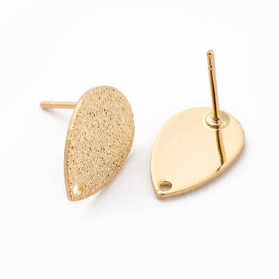 Brass Stud Earring Findings