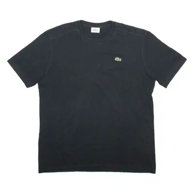 LACOSTE Mens T-Shirt Black XL