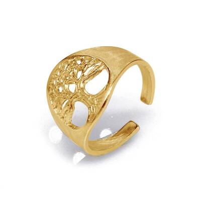 Adjustable Stainless Steel Cuff Rings