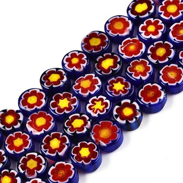 Handmade Millefiori Glass Beads Strands