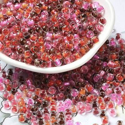Transparent Glass Round Seed Beads