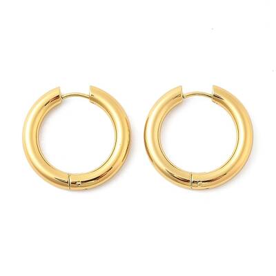 202 Stainless Steel Huggie Hoop Earrings