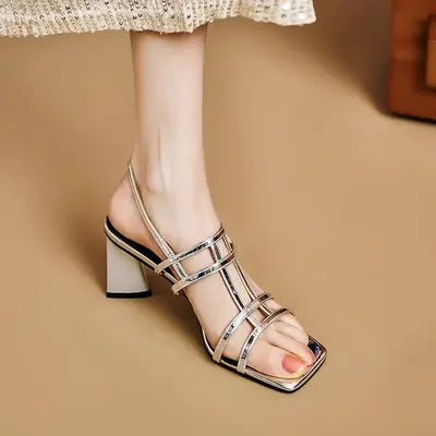 CHIKO Kadija Open Toe Block Heels Heeled Sandals