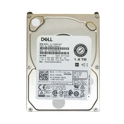 0383N9 Dell 1.8TB 12Gb/s SAS 10000 2.5-Inch Hard Drive