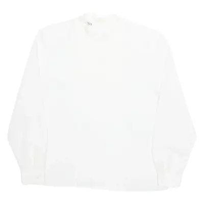 WORTHINGTON Womens Blouse White Long Sleeve UK 12