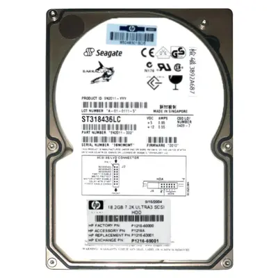 9N2011-002 Seagate 18.4GB Ultra-160 SCSI 7200 3.5-inch 2MB Hard Drive