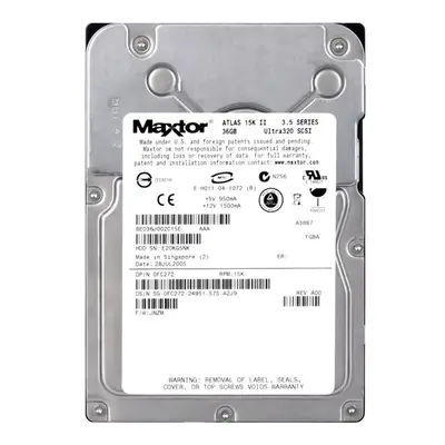 FC272 Dell 36GB Ultra-320 SCSI 15000 3.5-inch Hard Drive