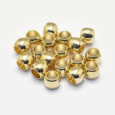 Long-Lasting Plated Brass European Beads