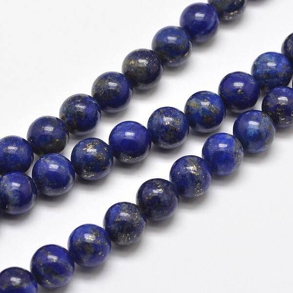 Natural Lapis Lazuli Round Bead Strands