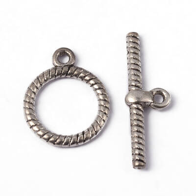 Tibetan Style Alloy Toggle Clasps