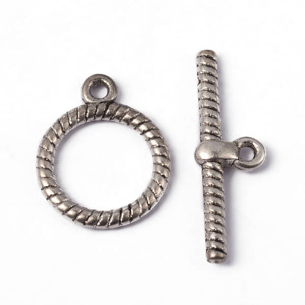 Tibetan Style Alloy Toggle Clasps
