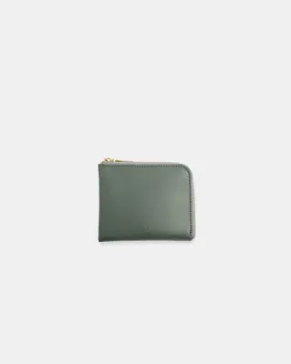 L Zip Coin/Key Case | Color: Thyme