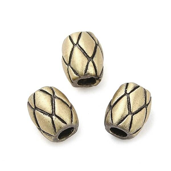 Tibetan Style Rack Plating Brass Bead
