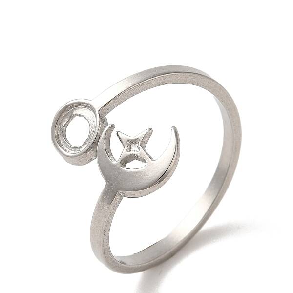 Non-Tarnish 304 Stainless Steel Cuff Ring