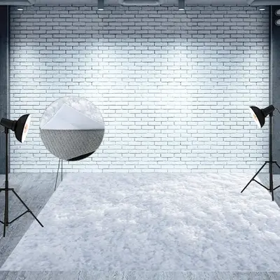 Winter Pure White Soft Snowfield Scene Floor Mat - Aperturee