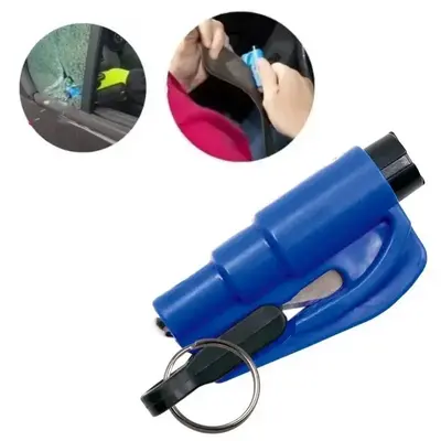 Portable Window Glass Breaker, 1 Count Key Ring Seat Belt Cutter, Portable Car Emergency Escape Tool, Automotive, Vehicle
