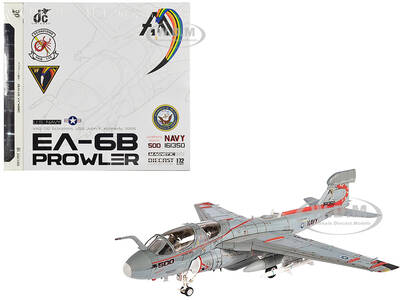 Northrop Grumman EA-6B Prowler Attack Aircraft VAQ-132 Scorpions USS John F Kennedy (2005) United States Navy 1/72 Diecast Mo...