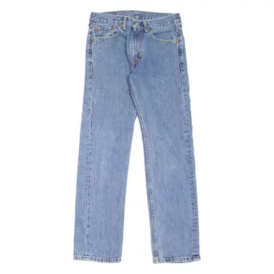 LEVI'S 505 Jeans Mens Blue Regular Straight W29 L32