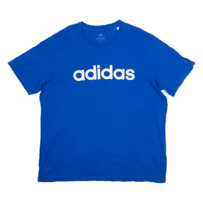 ADIDAS Mens T-Shirt Blue XL
