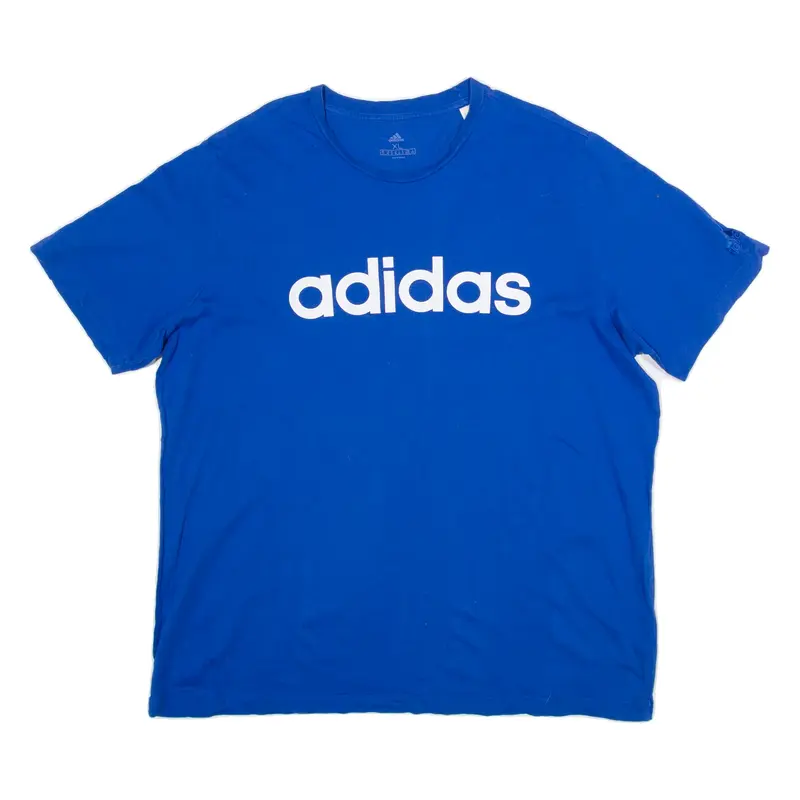 ADIDAS Mens T-Shirt Blue XL