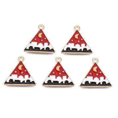 Alloy Enamel Pendants