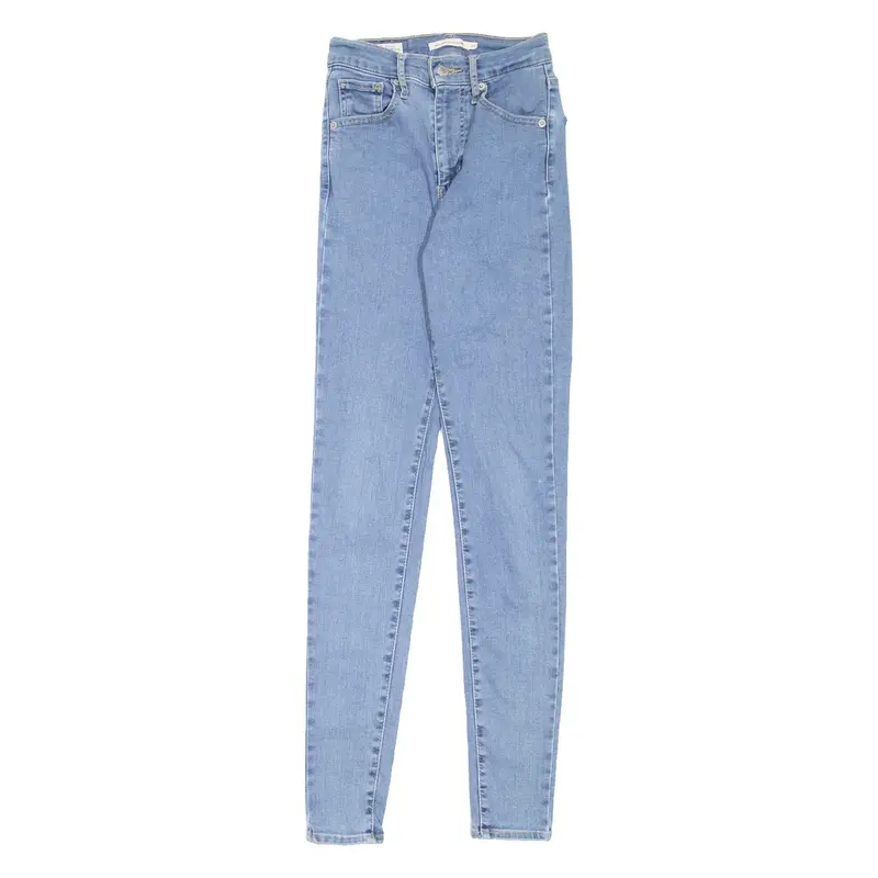LEVI'S Mile High BIG E Womens Jeans Blue Slim Skinny W22 L30