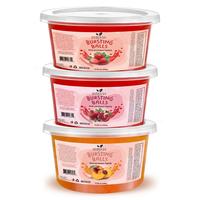 3 Flavors Popping Boba Pearls – Strawberry, Pomegranate and Peach Bursting Tea Balls for Drinks & Desserts, 1LB Pack of 3, ...