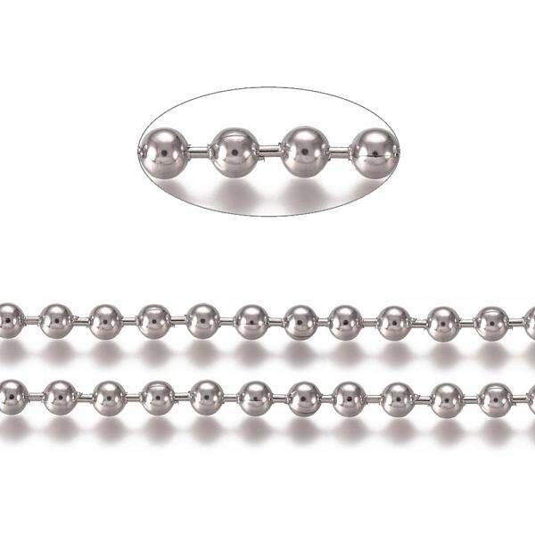 Non-Tarnish 304 Stainless Steel Ball Chains