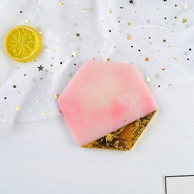 DIY Hexagon Shape Cup Mat Silicone Molds
