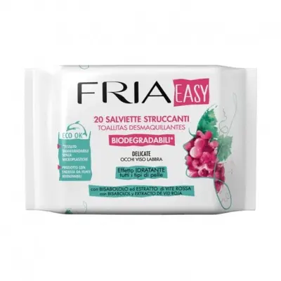 Fria 20 Moisturizing Makeup Remover Wipes For All Skin Types