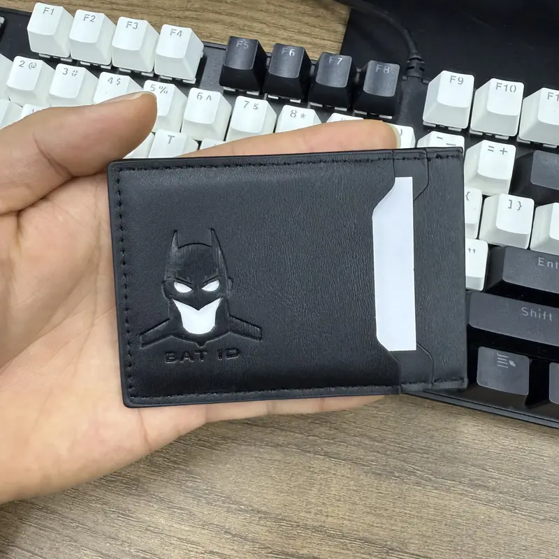 Batman Triple Compartment ID Wallet and Driver's License Holder - Unisex Cartoon Character Design - Perfect Gift for Hallowee...