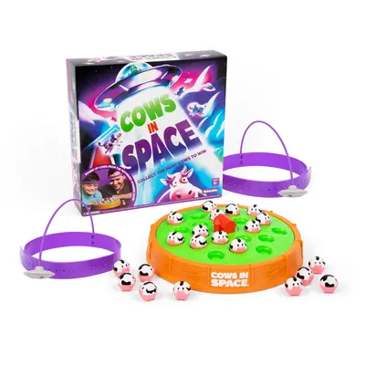 Relatable Cows In Space Game Kids UFO Game w/ Headbands Spinning Base & Magnetic Cows for Ages 6+ Birthday Gifts Family Game ...