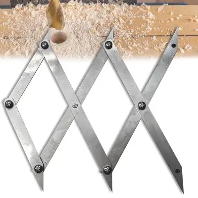 Precision Measuring Tool, Woodworking Center Marking Tool, Equidistant Layout Tool, Hand Measuring Tool, Hardware