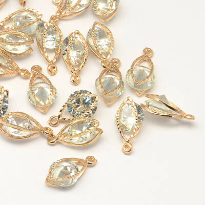 Horse Eye Alloy Charms