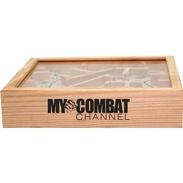 150 Custom Wooden Maze Puzzle - Natural Wood