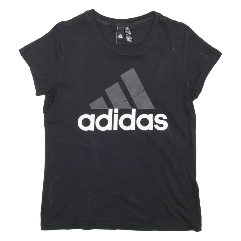ADIDAS Womens T-Shirt Black M