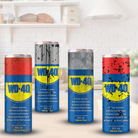 WD-40 Collection - Stainless Steel Tumbler 20 Ounces Drinkware Water & Coffee Insulated Bottle.
