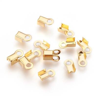 304 Stainless Steel Folding Crimp Ends
