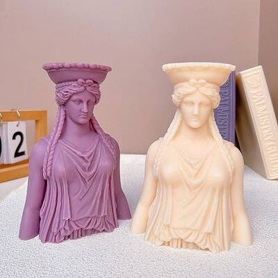 DIY Ancient Greek Goddess Candle Silicone Molds