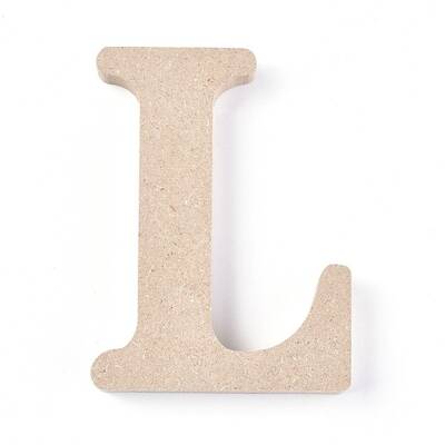 Letter Unfinished Wood Slices