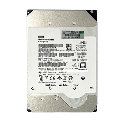 857642-001 HP 8TB 7200RPM SAS 12GB/s Hot-Pluggable 3.5-Inch LPc Hard Drive for ProLiant Gen10/Gen10+/Gen11 Servers