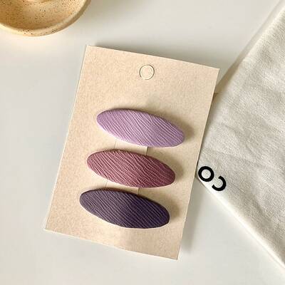 Cloth Snap Hair Clips