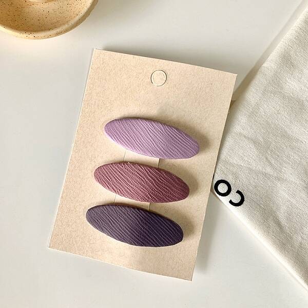 Cloth Snap Hair Clips
