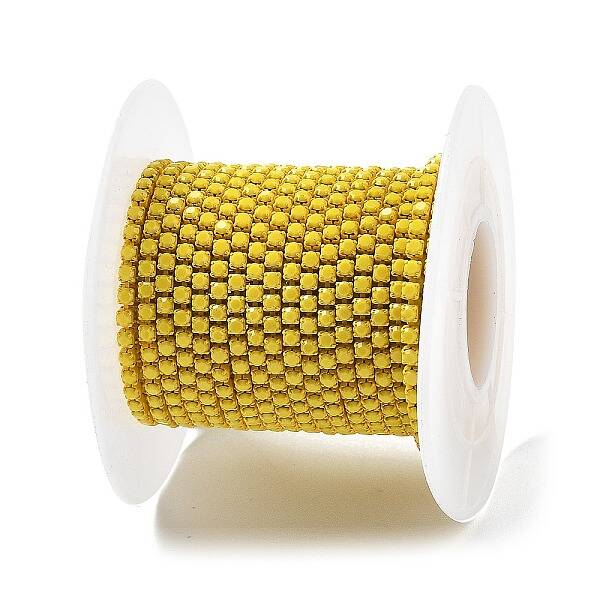 Iron Rhinestone Glass Cup Chain