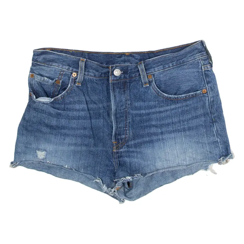 LEVI'S 501 Womens Denim Shorts Blue M W32